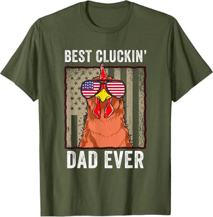 Chicken Dad Funny Farm Best Cluckin' Dad Ever Chicken