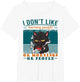 I Don't Like Morning People Angry Funny Cat Bad Cattitude
