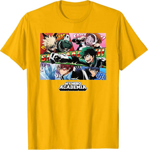 My Hero Academia Class 1-A Group Comic Panels Anime