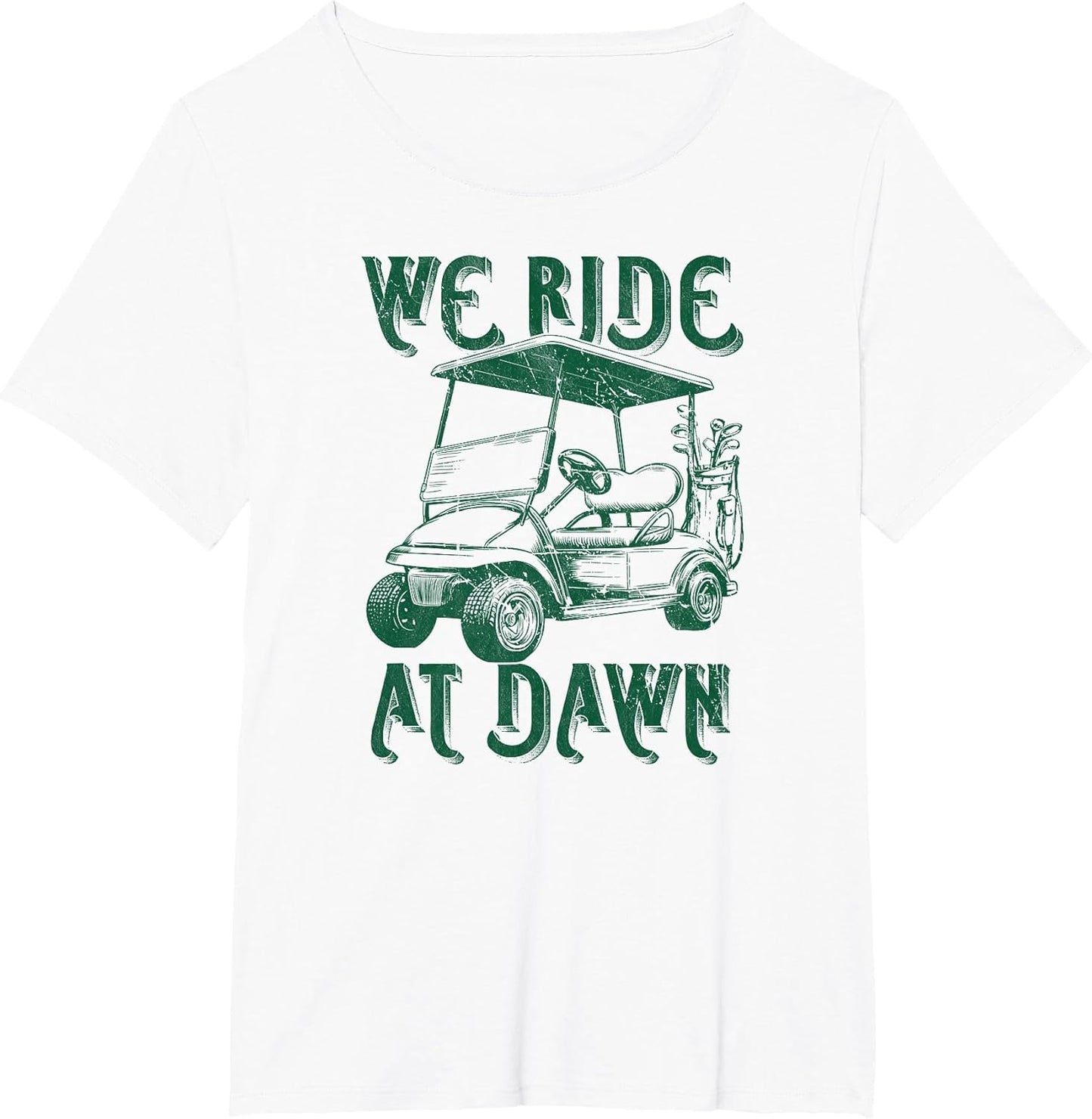 We Ride at Dawn Funny Golf Golfing dad Men