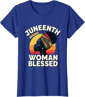 Juneteenth Magic Woman Blessed Celebration Design