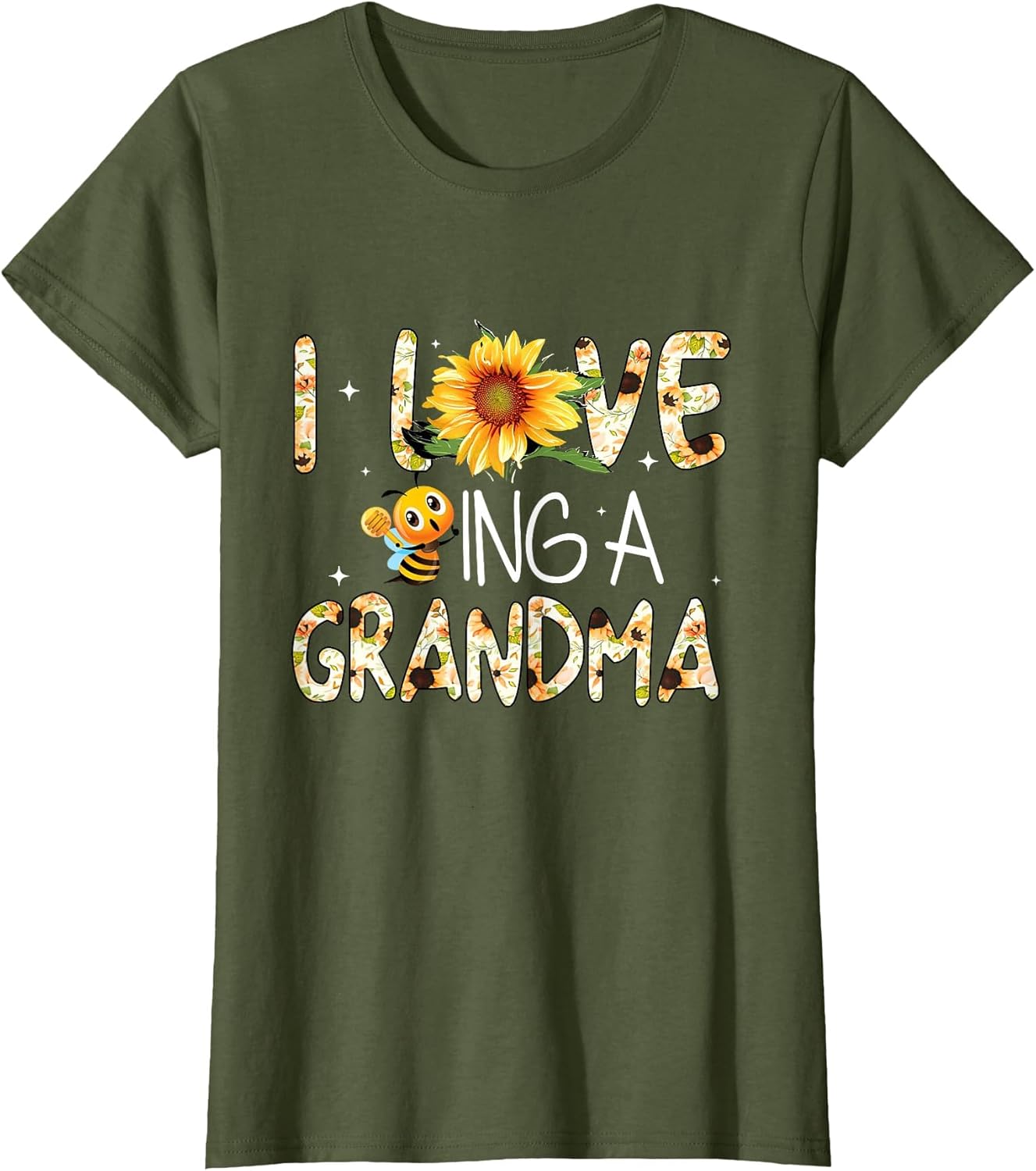 I Love Being A Grandma Sunflower Bee Mother's Day