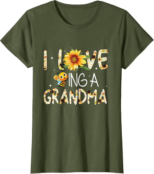 I Love Being A Grandma Sunflower Bee Mother's Day