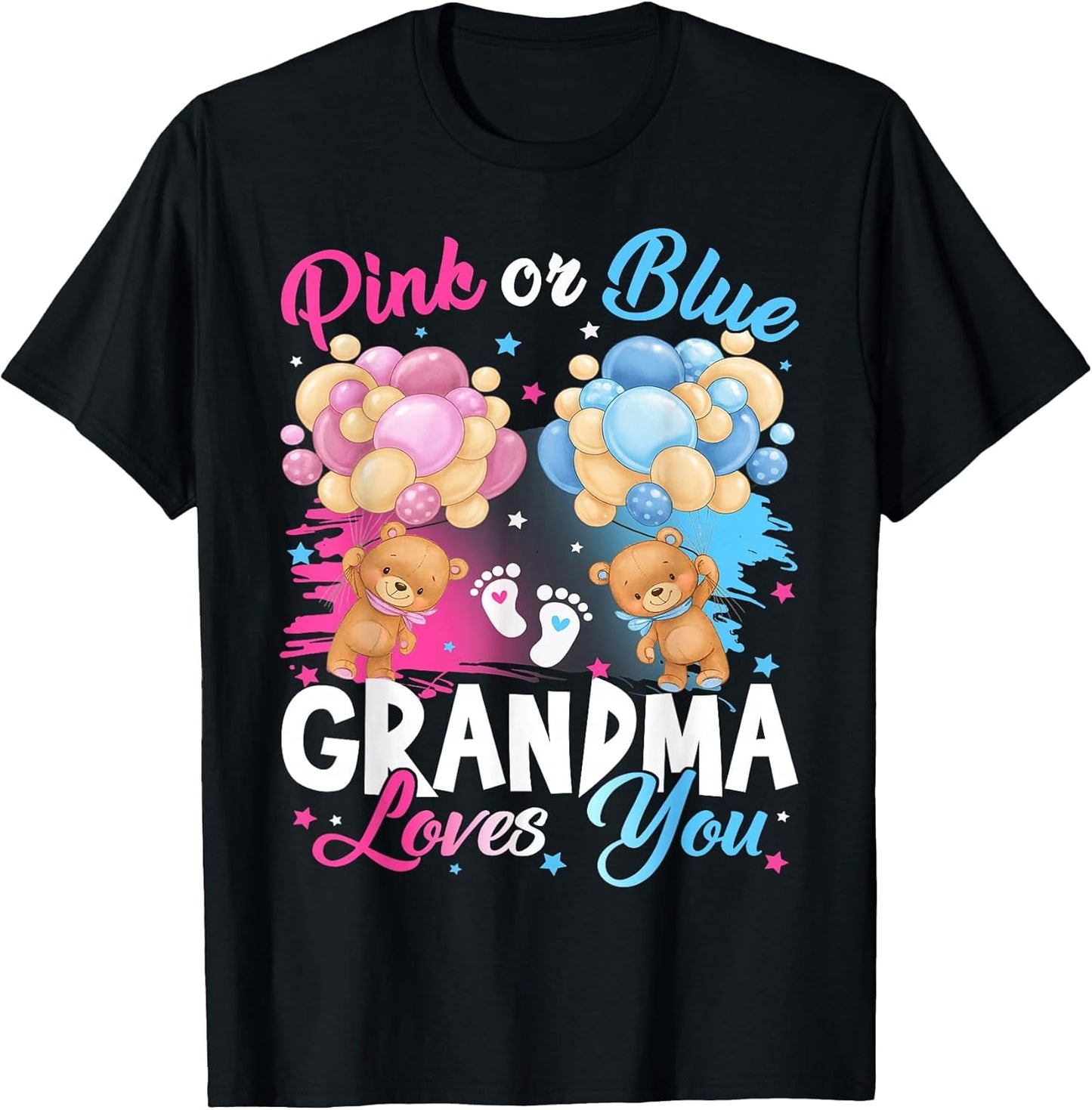 Bears Pink Or Blue Grandma Loves You Gender Reveal