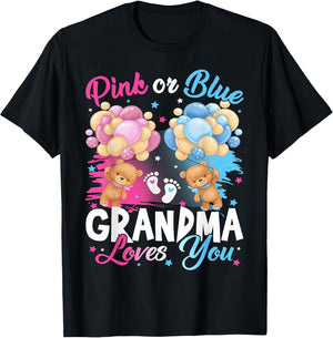 Bears Pink Or Blue Grandma Loves You Gender Reveal