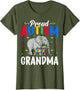 Proud Autism Grandma - Autistic Elephant Autism Awareness