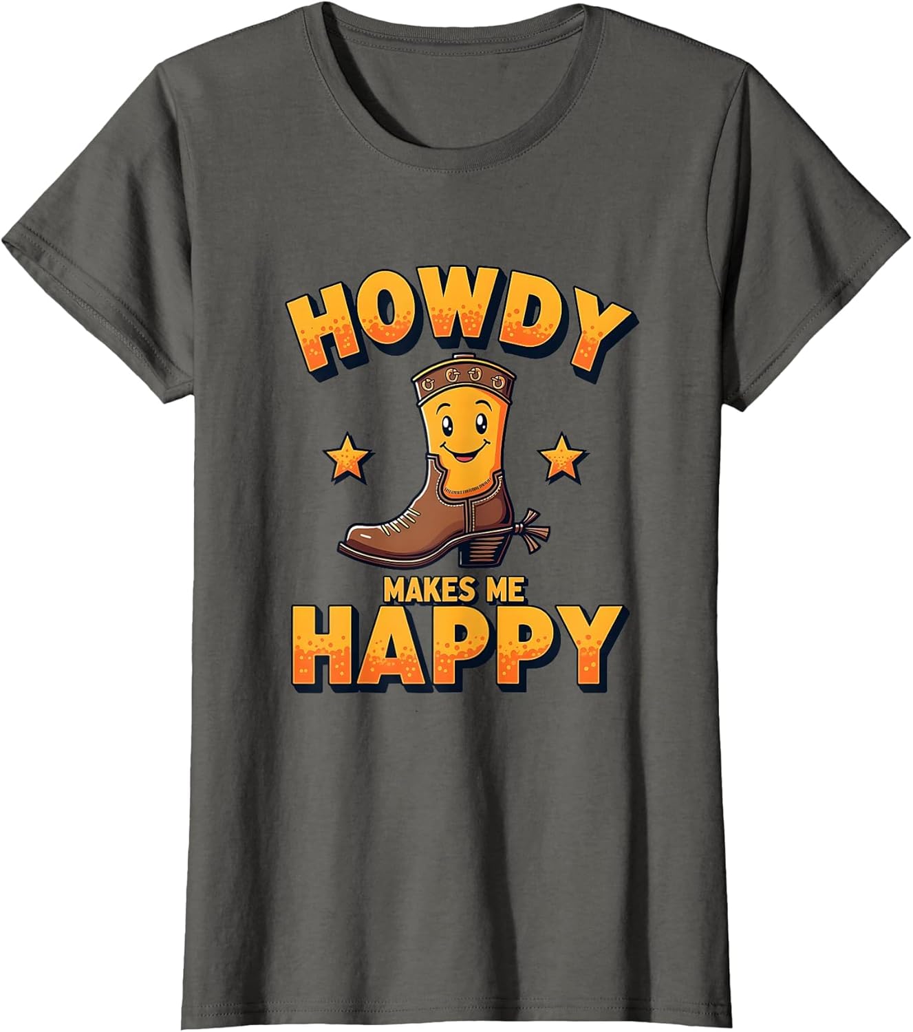 Howdy Makes Me Happy Western Cheerful Design