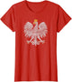 Poland Flag Cool Polska Flaga Vintage Polish Eagle Women Men