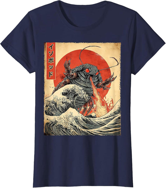 Isopods Bug Lover Kaiju Monster Japanese Vintage Poster