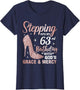 Stepping Into My 63rd Birthday Shirt Women 63 Year Old Bday
