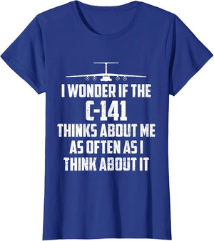 I Wonder If C-141 Starlifter Plane Thinks About Me Too