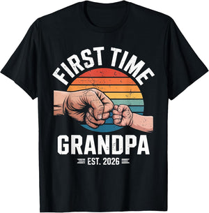 First time Grandpa Est 2026 Baby Announcement Great Grandpa