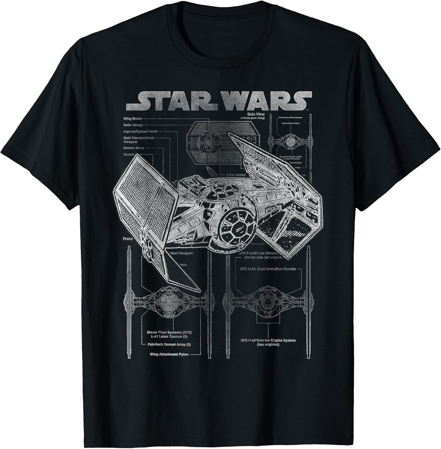 Star Wars TIE Fighter Blueprint Schematics