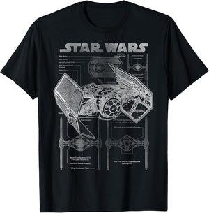 Star Wars TIE Fighter Blueprint Schematics
