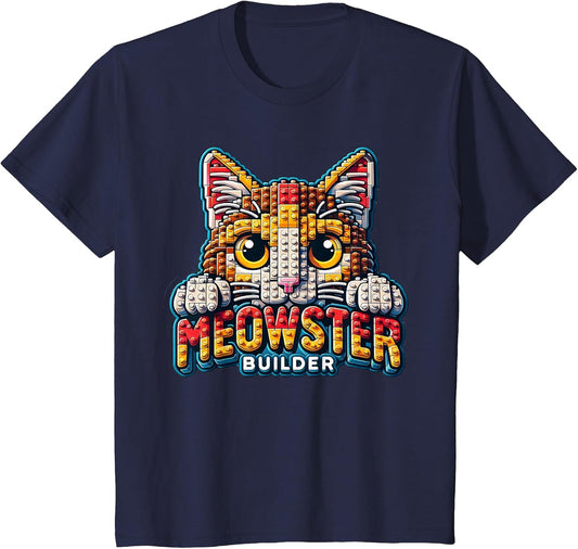 Play Building Blocks Cat Kids Boys Meowster Brick Builder