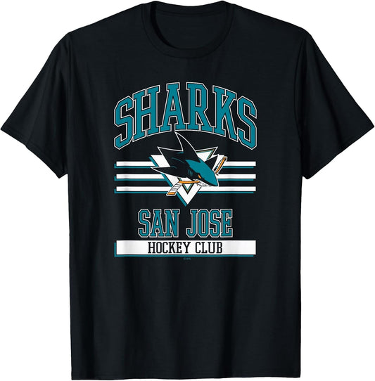 San Jose Sharks Hockey Club Black Officially Licensed