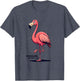 Standing On One Leg Flamingo Men Graphic Design