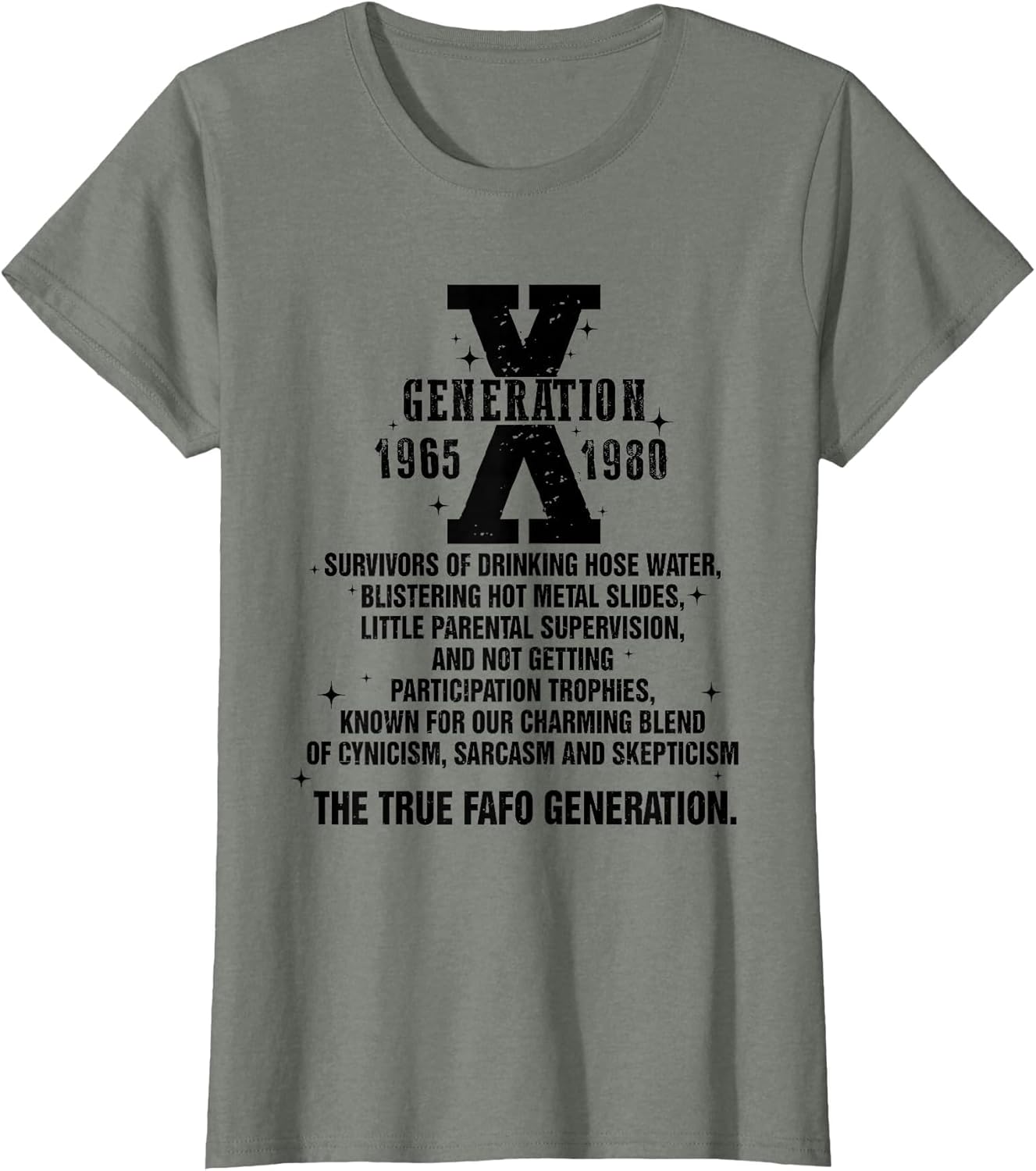 GEN X Generation X 1965 1980 The True Fafo Generation