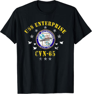 USS Enterprise CVN-65 Aircraft Carrier Veterans Day Vintage