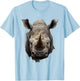 Rhino Portrait Drawing Animal Print Rhinoceros Nature