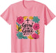 Boho Grow in Grace Wildflower Christian Faith Girl
