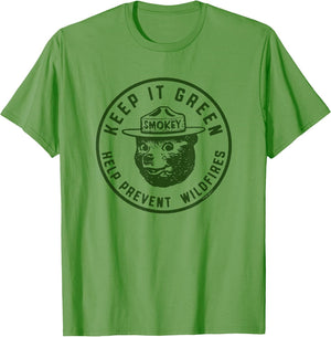 Keep It Green! Help Prevent Wildfires Vintage Smokey Bear
