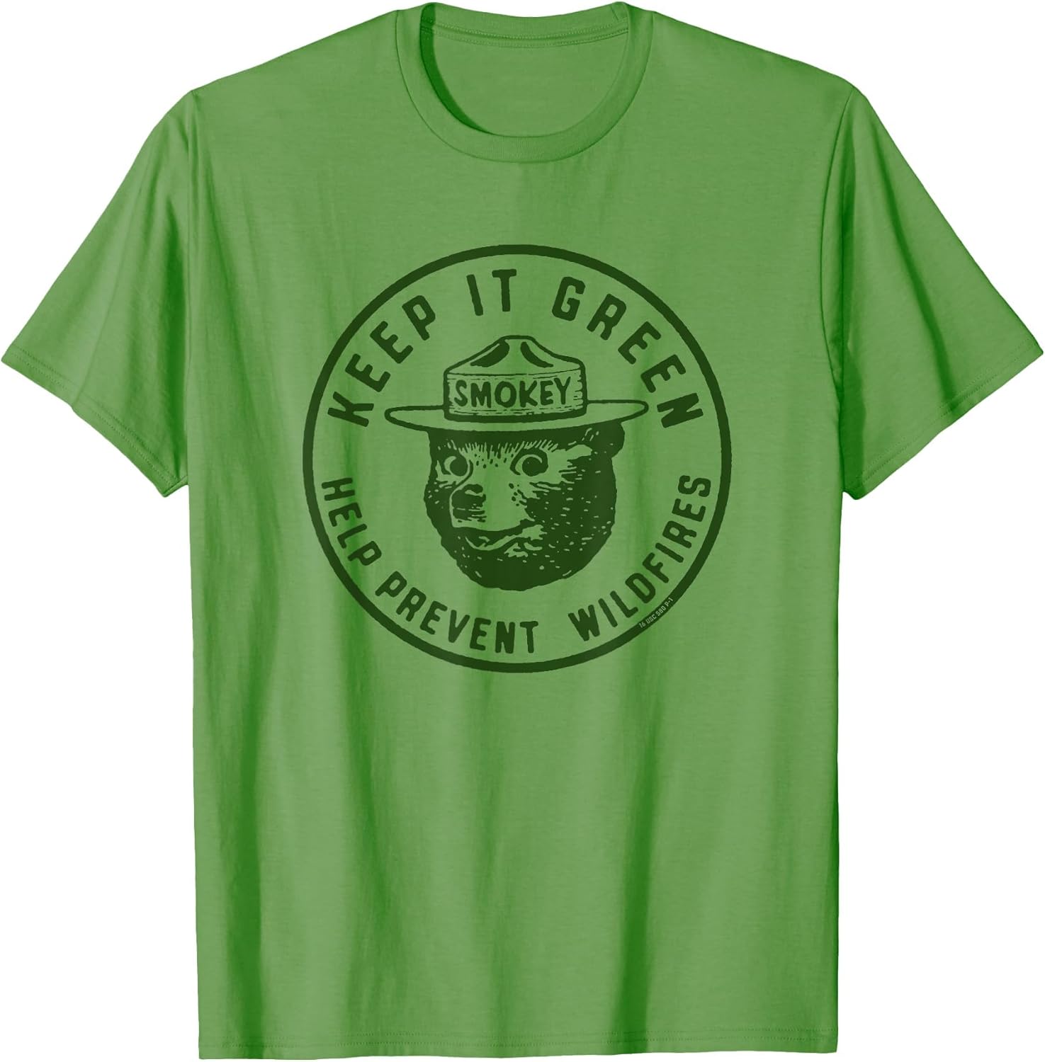 Keep It Green! Help Prevent Wildfires Vintage Smokey Bear