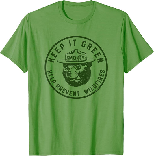 Keep It Green! Help Prevent Wildfires Vintage Smokey Bear
