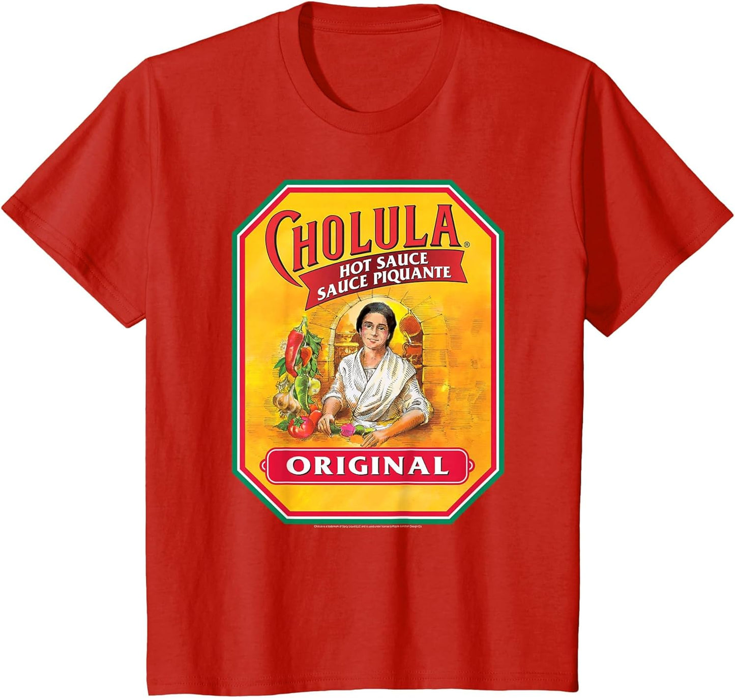 Cholula Hot Sauce Bottle Lable Casual Costume Foodies