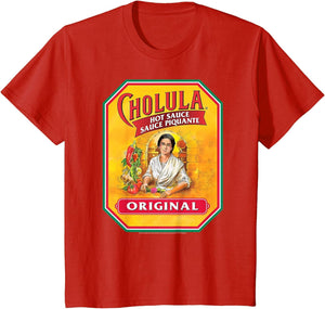 Cholula Hot Sauce Bottle Lable Casual Costume Foodies