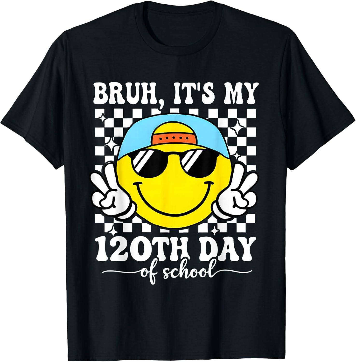 Bruh It's My 120th Day of School Funny Kids Boys 120 Days