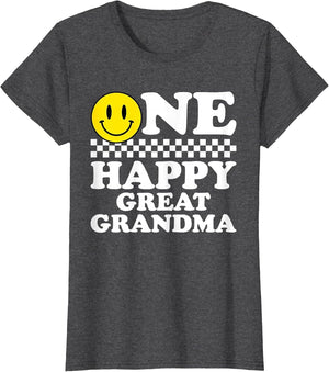 One Happy Dude Great Grandma 1st Birthday Family Matching