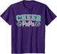 Cheer Papa My Favorite Cheerleader Calls Me Dad Teal Blue