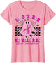 in October We Wear Pink Ghost Halloween Breast Cancer Ribbon