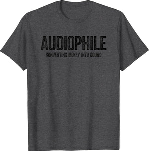 Audiophile Shirt Converting Money Into Sound Hi-Res Audio