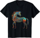 Horse Mandala Lover Artwork | Flowers Animal Motif Horse