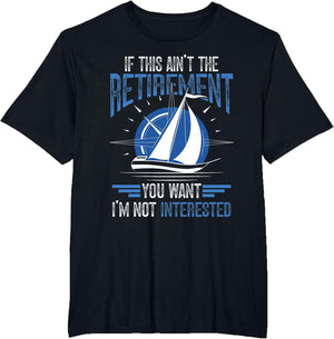 Funny Sailing Retirement Sailor Grandpa Sailboat
