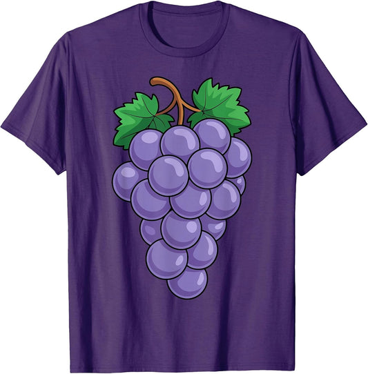 Grapes Shirt Adult Men Women Kids Purple Grapes Costume