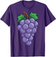 Grapes Shirt Adult Men Women Kids Purple Grapes Costume