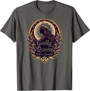 Godly Queen Crown Earned Faith Empowerment Design