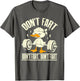 Don't Fart Duck Funny Lifting Weights Gym Fitness