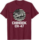 Vintage CH-47 Chinook Military Helicopter