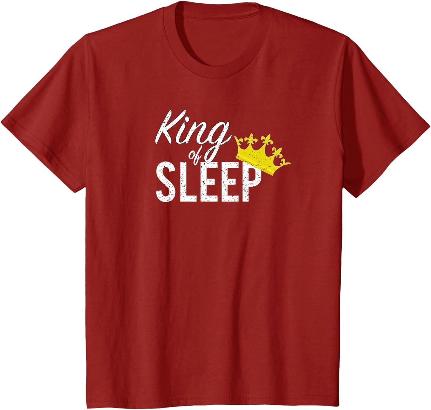King of Sleep Crown Funny Pajamas Nap Snooze