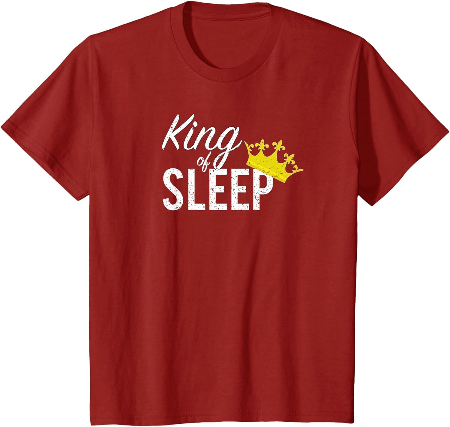 King of Sleep Crown Funny Pajamas Nap Snooze