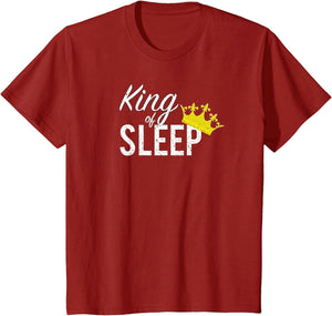 King of Sleep Crown Funny Pajamas Nap Snooze