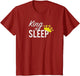 King of Sleep Crown Funny Pajamas Nap Snooze
