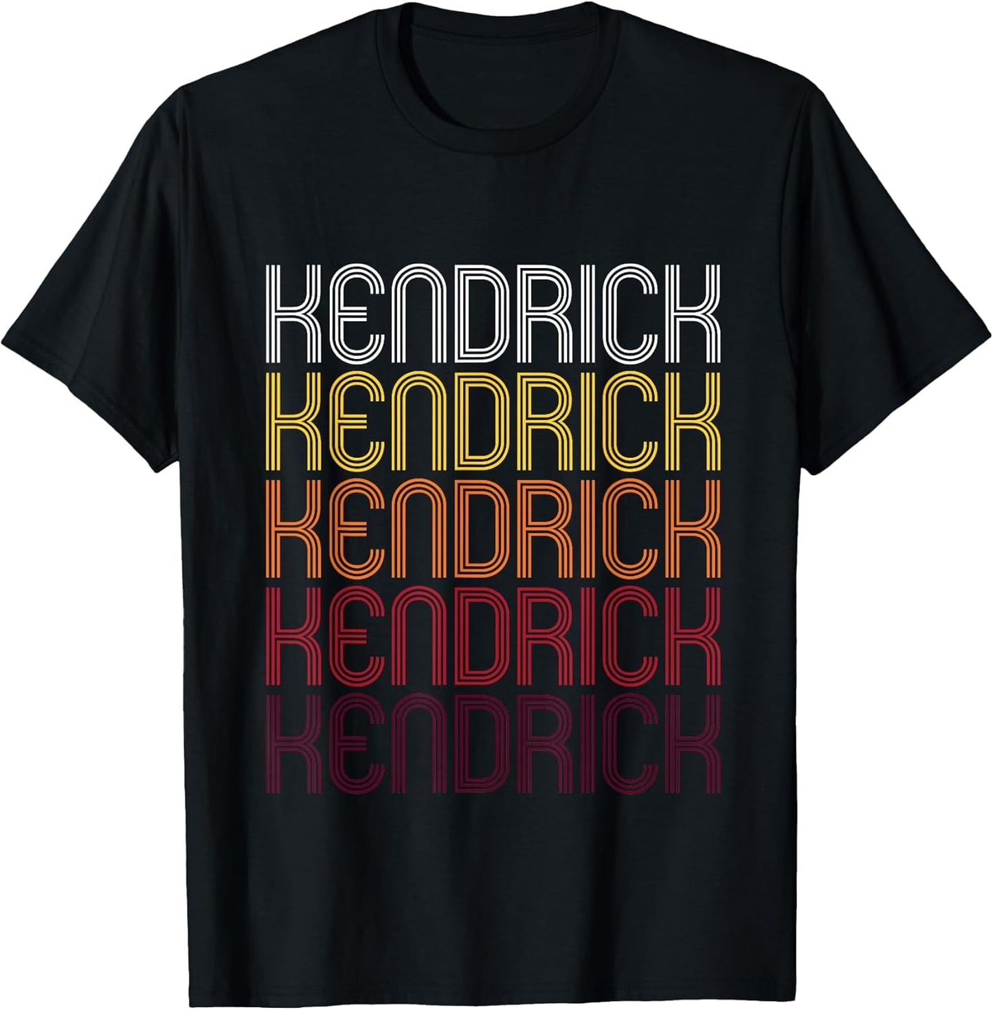 Kendrick Retro Wordmark Pattern - Vintage Style