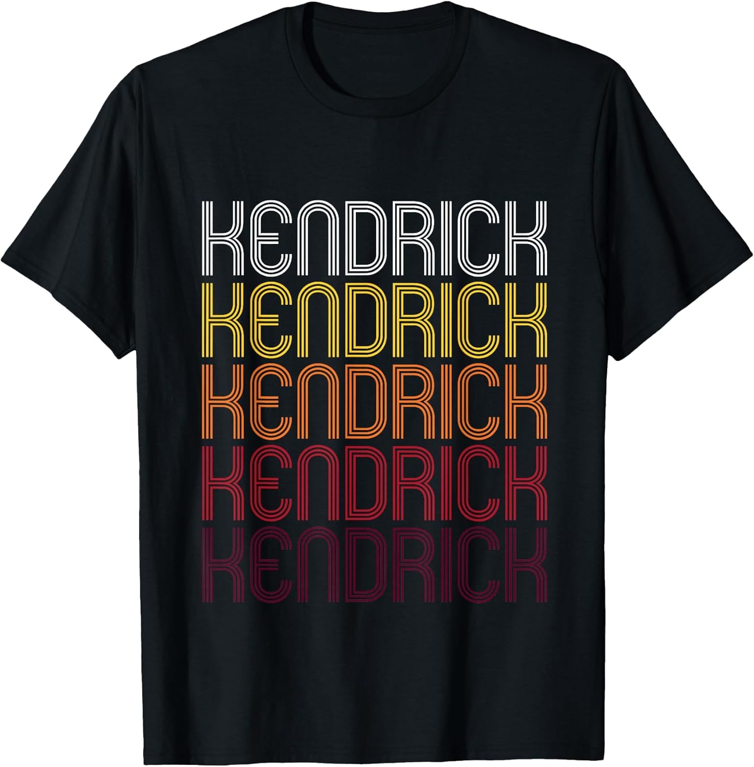 Kendrick Retro Wordmark Pattern - Vintage Style