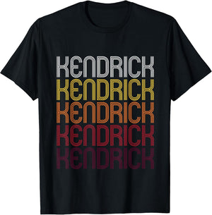Kendrick Retro Wordmark Pattern - Vintage Style