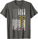 American Flag Drag Racing Strip Tree Light Dragster